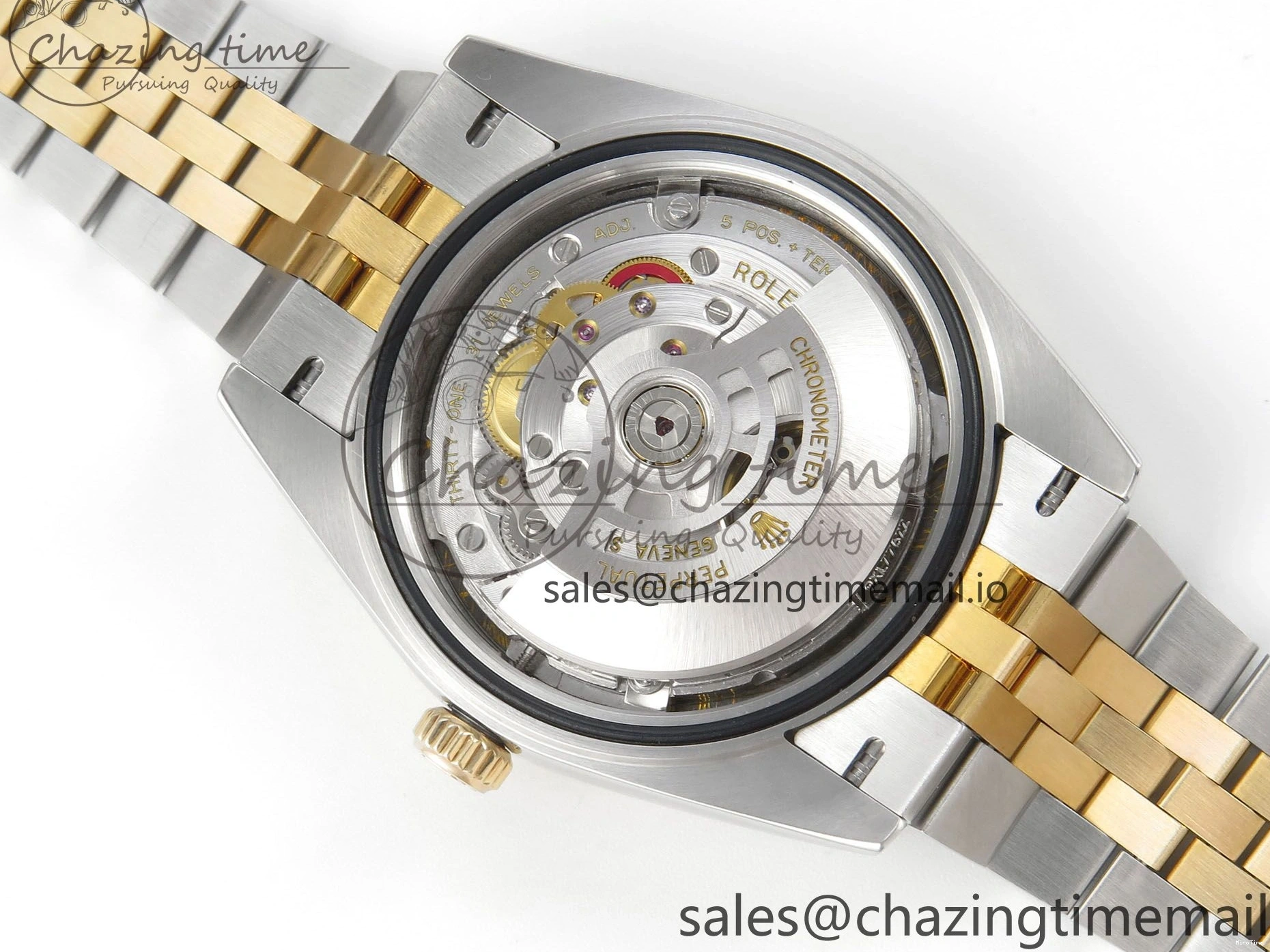 MiroTime 0424 Reliable DateJust 41mm 126333 SS YG 3EF 1:1 Best Edition Gray Roman Dial on SS YG Jubilee Bracelet SA 302